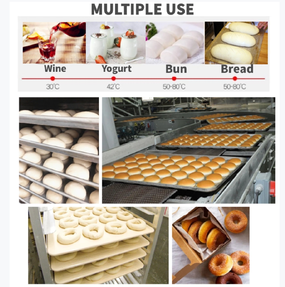 commercial bread doughnut proofer,donut proofer for sale baking bread pizza dough prover machine