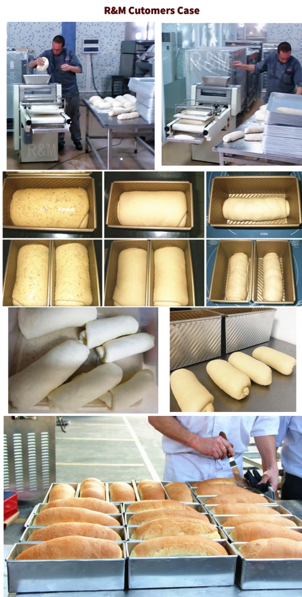 pastry bakery bread dough roll banana loaf moulder toast moulder machine for baking sale bread molder
